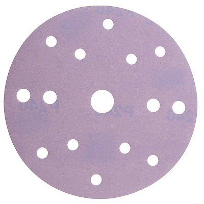 P180 150мм SMIRDEX Ceramic Velcro Discs 740  Абразивный круг, с 15 отверстиями 740415180